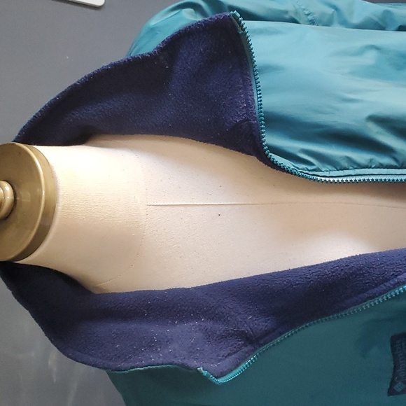 Columbia unisex Green full zip rain jacket size XL oversize - Picture 9 of 13